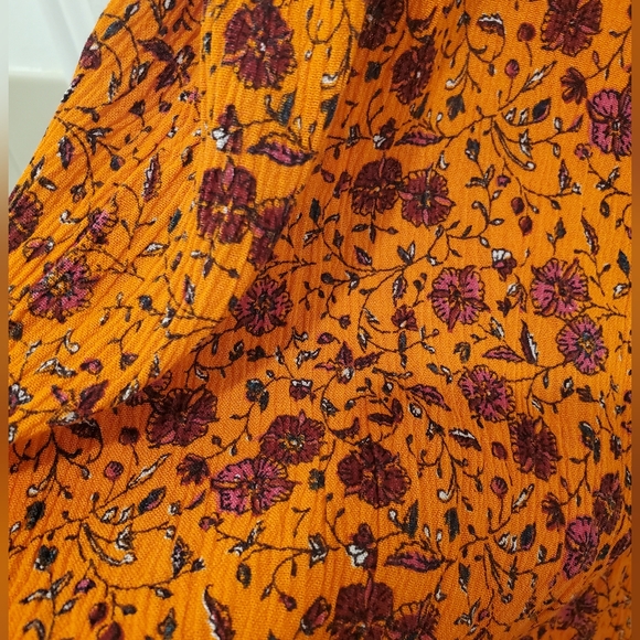 Smocked floral tank, size L - Picture 5 of 7